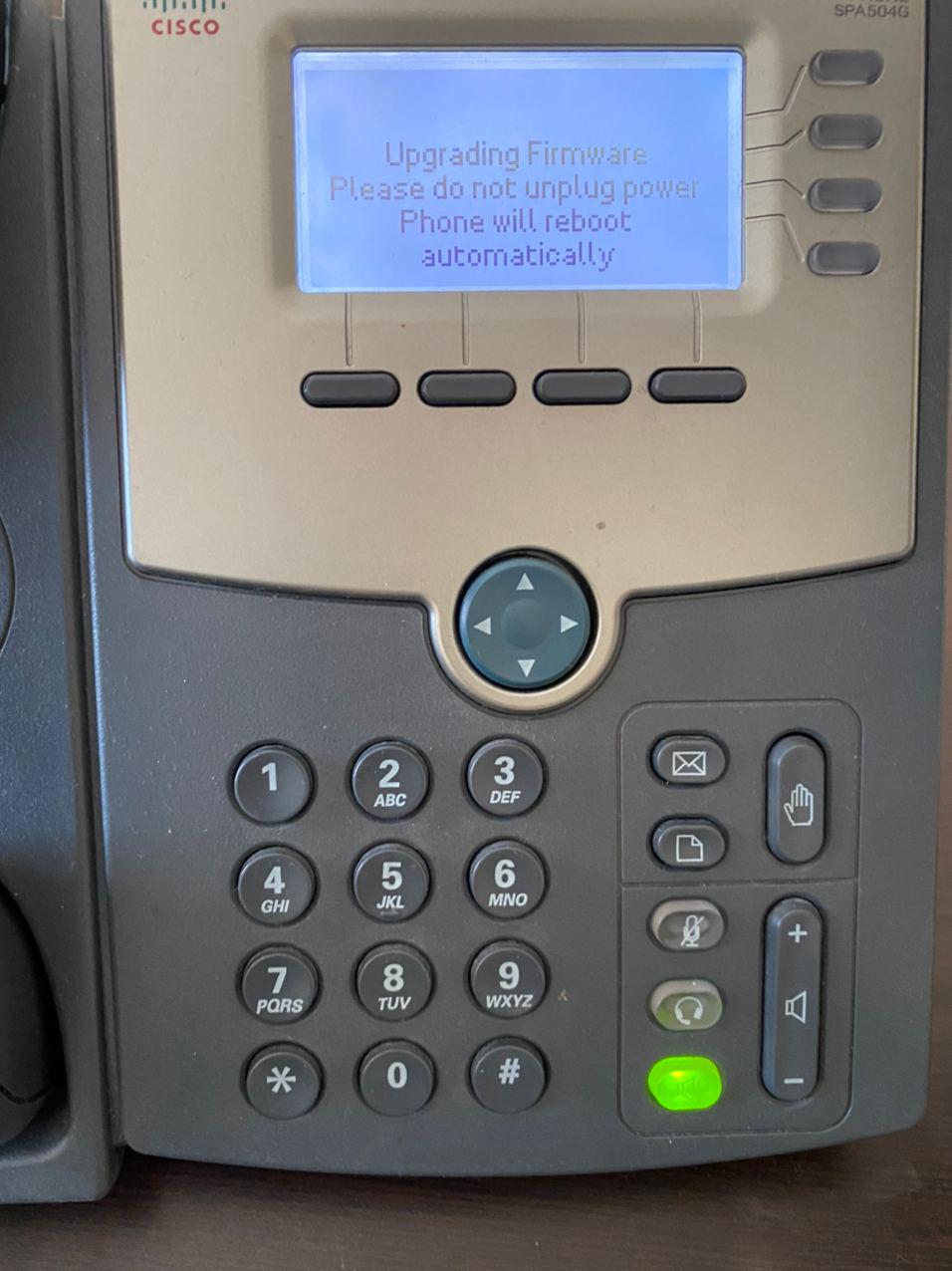 Настройка телефона cisco spa504g
